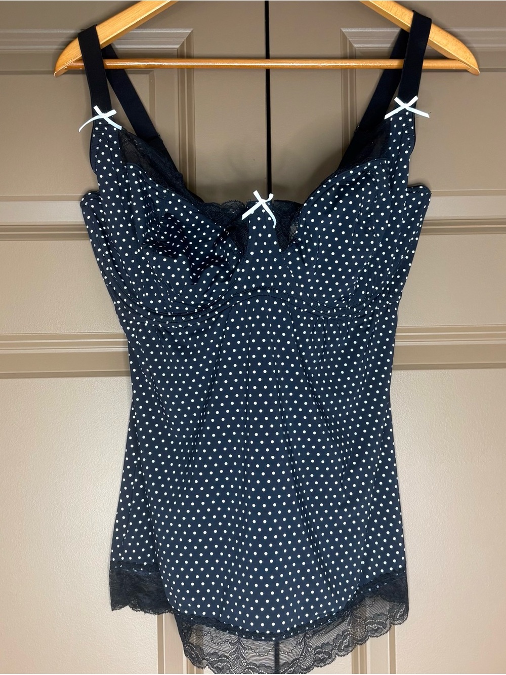 Parfait Affinitas Polka Dot Babydoll Lingerie Top 36G